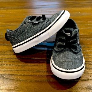 Gray toddle vans sz 6c slip on
